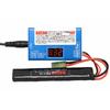 LiPo Battery Balance Charger with Checker, Automatic Over-Discharge Battery Recovery, and AC Adapter Included. Suitable for Airsoft Guns, Rifles, Assa