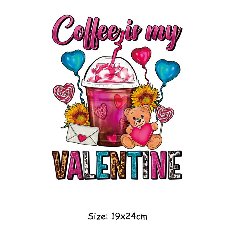 Нашивки для одежды для влюбленных, наклейки для одежды с Днем Святого Валентина, Parches Ropa, теплопередача, для мужчин и женщин, DIY, гладильная нашивка, новинка