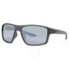Nike Silver Flash Rectangular Unisex Sunglasses Nike Brazen Fury Dc 3294 021 60