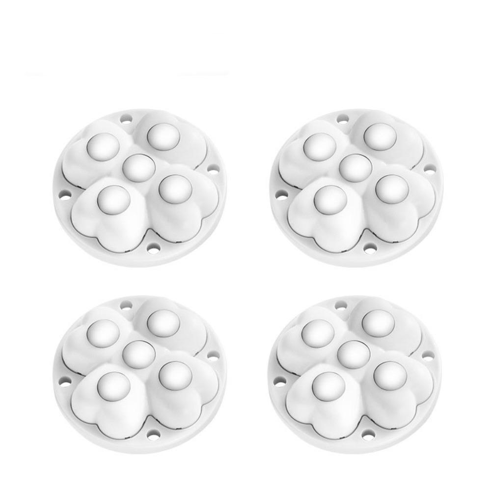 4Pcs 360°Rotatable Furniture Casters Self Adhesive Universal  Pulley Storage Box Roller  Household