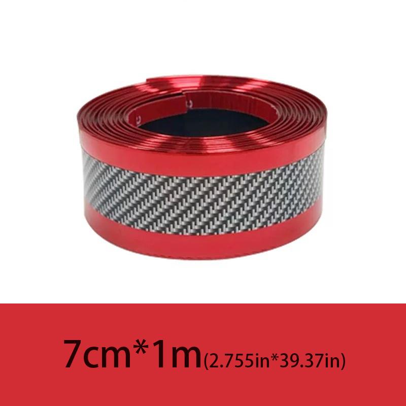 Наклейка на порог автомобиля, устойчивая к царапинам, защитная полоса из углеродного волокна, устойчивая к царапинам, накладка на кромку двери, пленка для бампера автомобиля