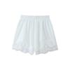European and American style French women's clothing fashion versatile temperament casual lace shirt shorts set