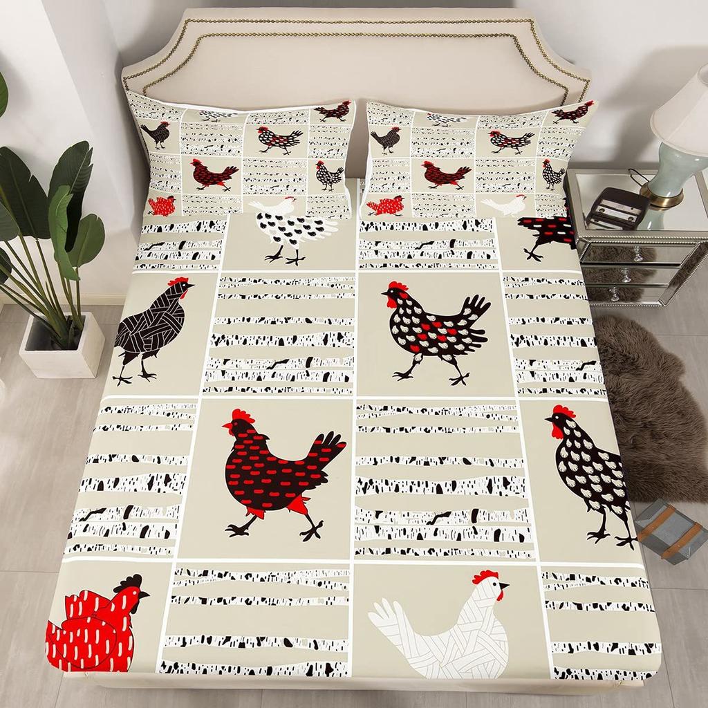 Животное Собака Узор Матрас Комплект из трех предметов Цифровая печать Матрас Постельное белье Взрослые Дети