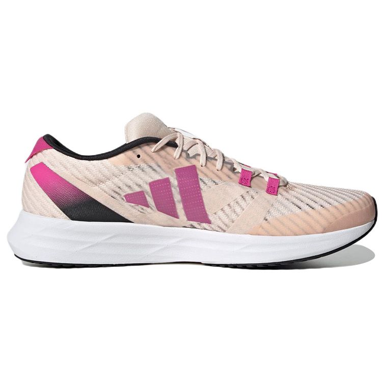 adidas Adizero Rc 5 Удобные Модные Ткань Нескользящие Износостойкие Легкие Низкие Беговые Кроссовки Мужские Сникеры Розовые HQ3678
