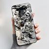 Bumper Silicone Phone Case For LG K41S/K51S Black Case Romantic Scenery Pink Beach Printed Protective Shockproof Soft Cover