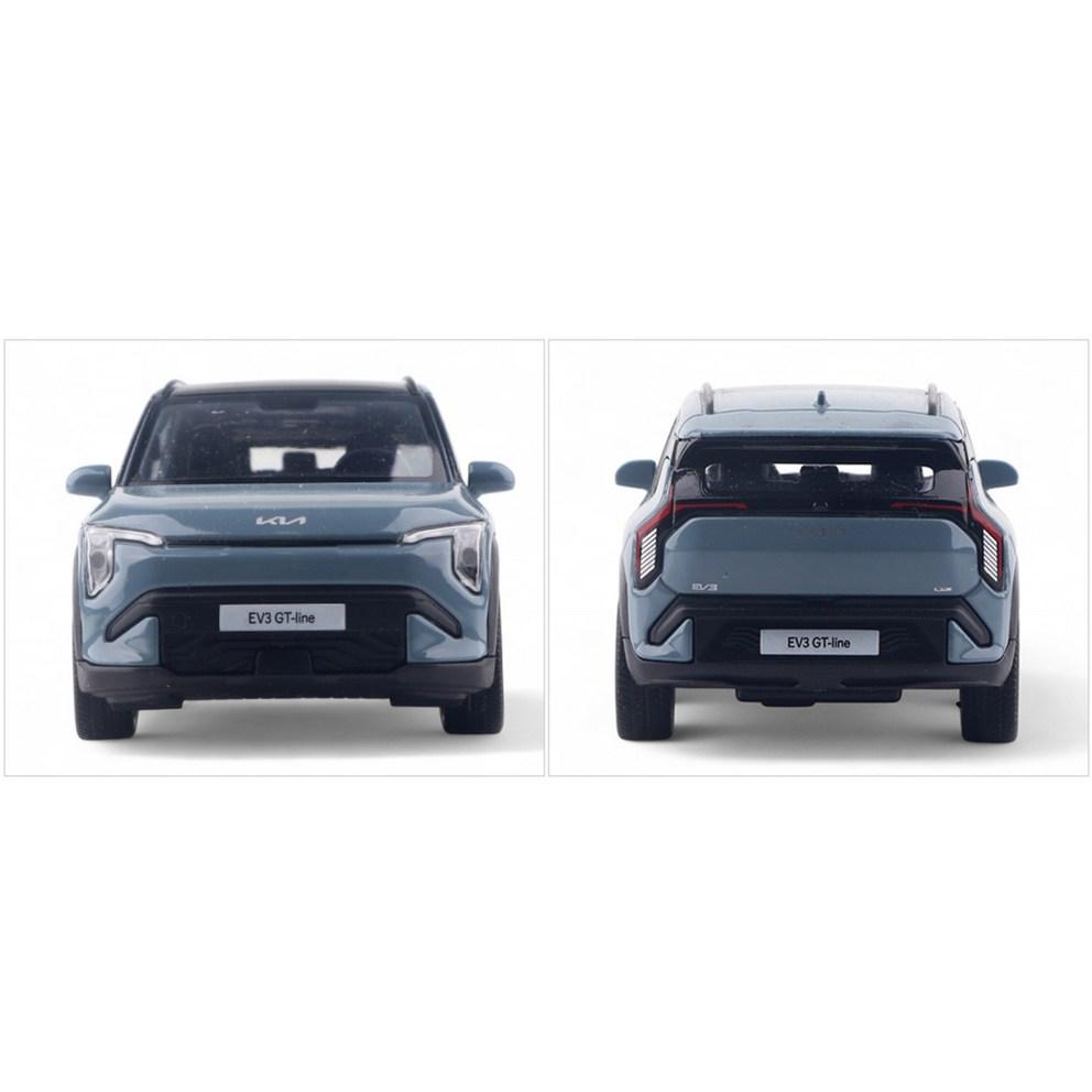 WELLY Kia EV3 1:38 Scale Die-Cast Model Car, Blue, 1pc