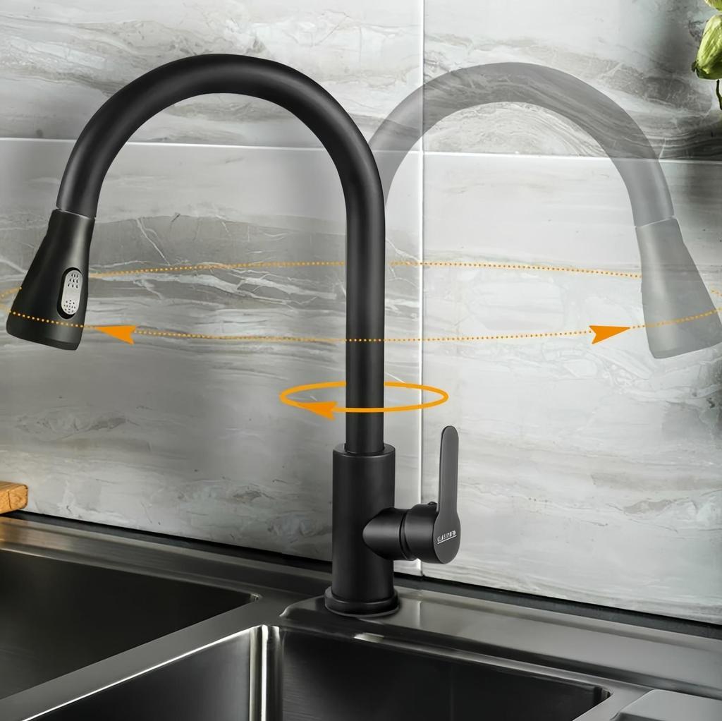 Выдвижные смесители Горячей и холодной воды Вращающиеся смесители-роботы Смесители из нержавеющей стали для кухонь Смесители для умывальников для туалетов Смесители для умывальников