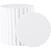 Matsuyama Paper Coasters, White, Chrysanthemum Shape, 90/1mm, 1,000 Pieces