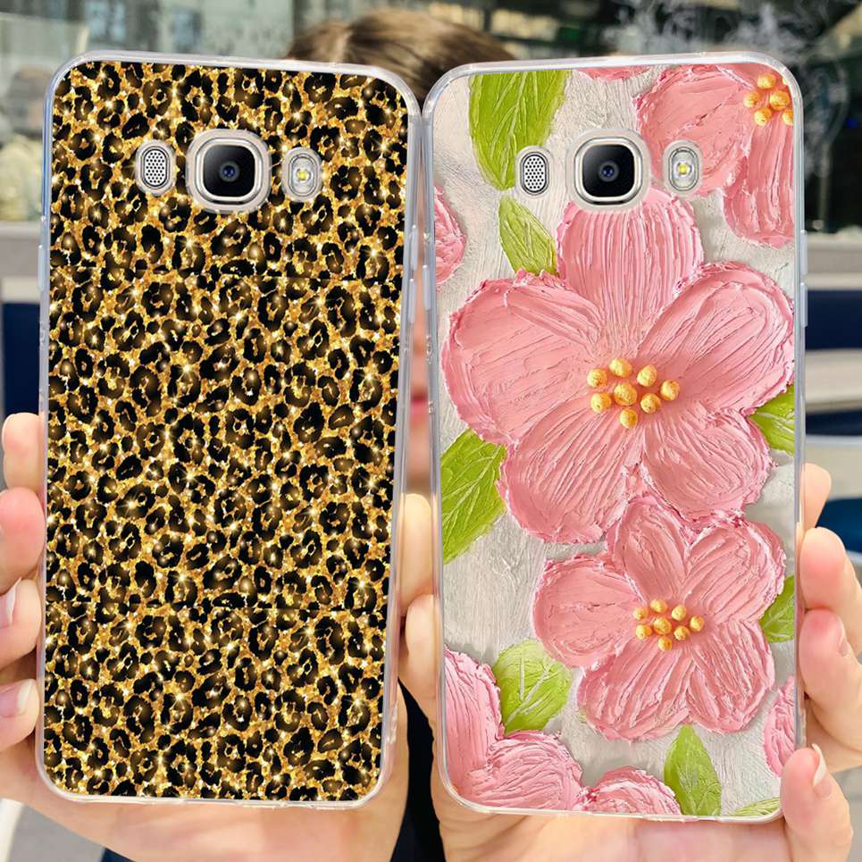 For Funda Samsung Galaxy J5 2016 Phone Case Cute Cat Dinosaur Soft Silicone Cases For Samsung J5 2016 J510 Back Cover Bumper