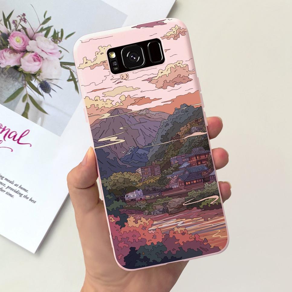 For Samsung Galaxy S8+ 6.2" Case Space Planet Cute Cat Soft Silicone Cover For Samsung S8+ S8 Plus S8 Bumper Phone Case Fundas