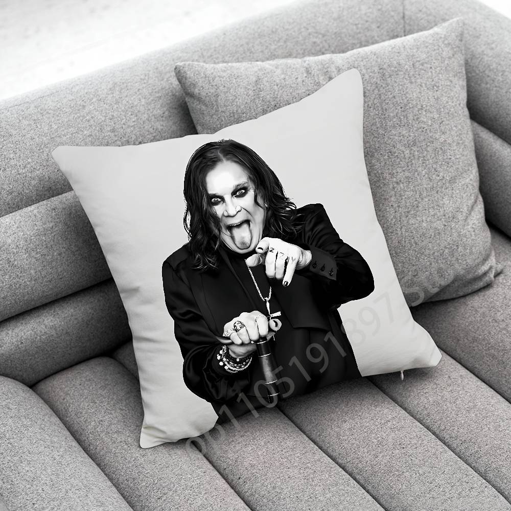 O-Ozzy Osbourne Throw Pillow Case For 45X45Cm 40X40Cm 55X55Cm 50X50Cm 30X30Cm Square Car Pillowcase Shell