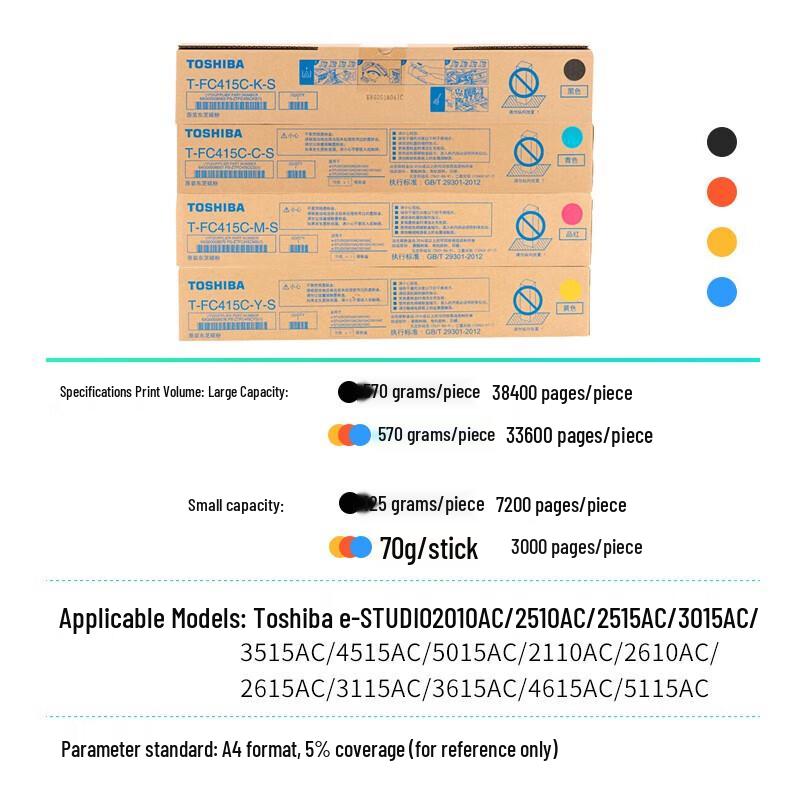 Toshiba T-FC415C Original Black High Capacity Toner Cartridge