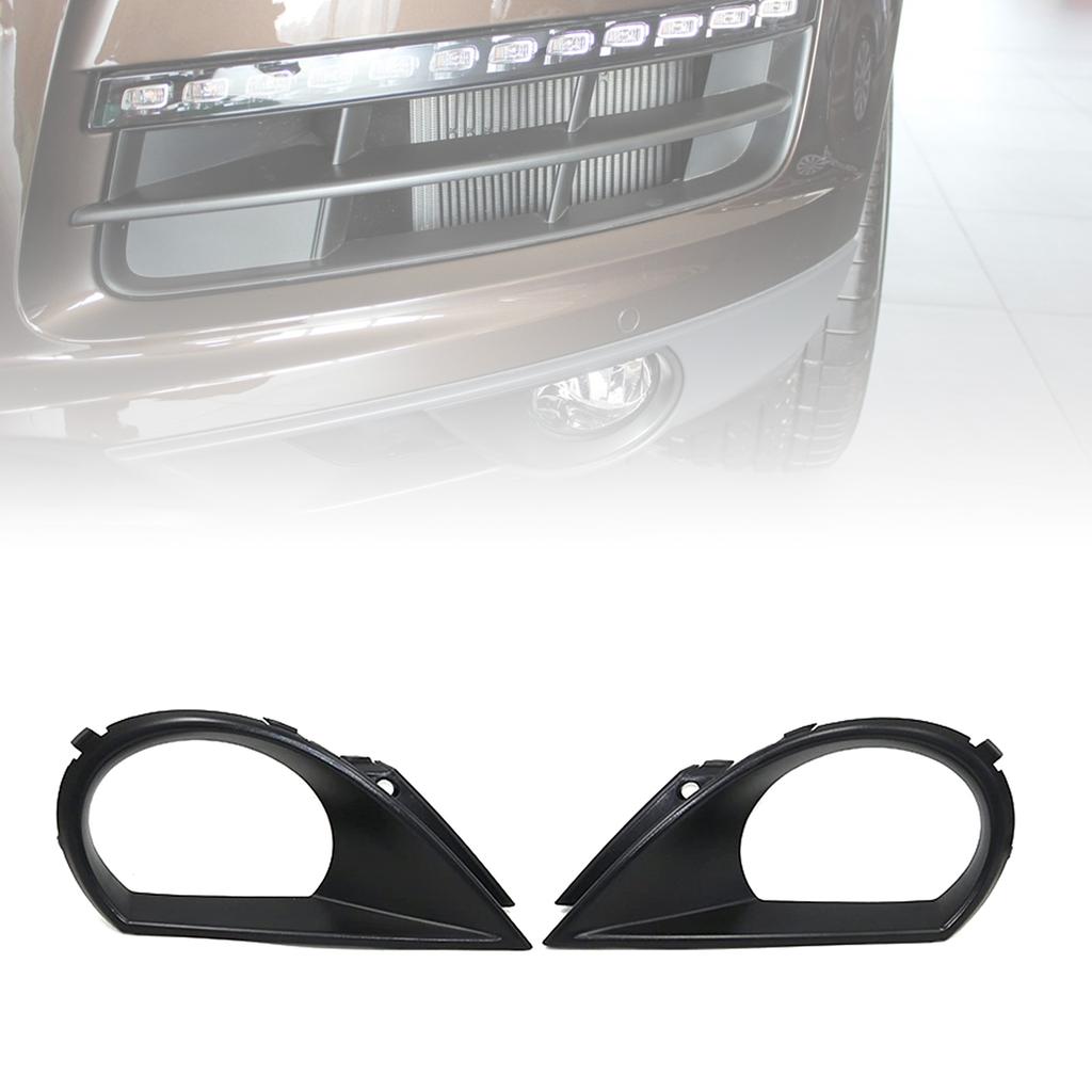 Черная левая/правая передняя крышка решетки радиатора под противотуманную фару для Q7 2011-2015 4L0807489A 4L0807490A