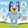Bluey Talking Plush Fun Cartoon Dog Toy With Musical Features Short Plush Blue Color 30cm