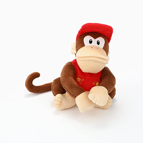 Sanei Boeki Super Mario ALL STAR КОЛЛЕКЦИЯ Diddy Kong (S) Ш15×Г20×В18см Плюш AC21