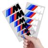 6Pcs PVC Car Brake Caliper Badge Emblem Stickers Auto Gadget For BMW M X1 X3 X5 X6 E30 E90 M3 E84 E83 F25 E91 E60 F15 F16 E70 UF0