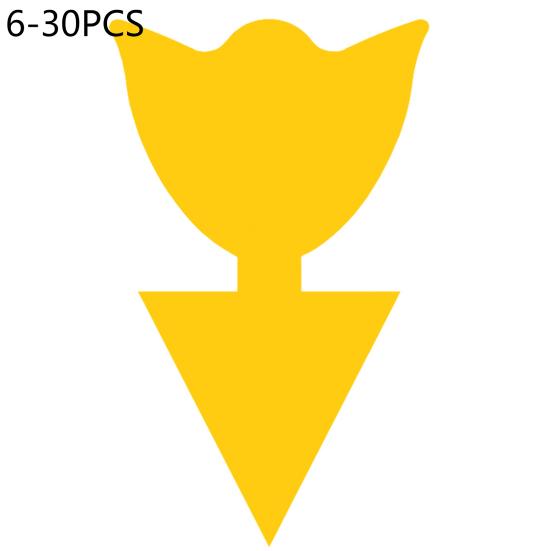 30шт липкие ловушки водонепроницаемые прочные клеевые полипропиленовые двухсторонние мухоловки для сада