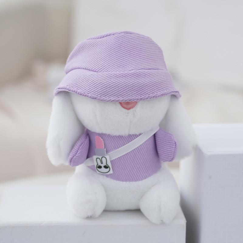 Stylish Pink Bunny Keychain Lovely Car Accessory And Backpack Charm For Trendy Girls