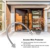Zinc Zinc Zinc Alloy Head Door Loop Stainless Steel Armored Cable Secure Line Defender  Indoor Use