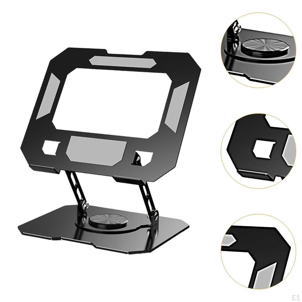 Регулируемый держатель для ноутбука, настольное крепление для ноутбука, легко переносить и хранить, вентилируемый, поворотный