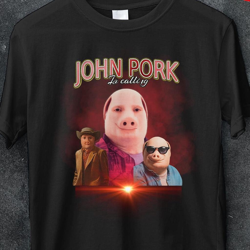 John Pork Meme T-Shirt, Funny Internet Memes Tee, Dih Memes Shirt, Brainrot Meme Apparel, Viral Meme Gift for Teens & Adults