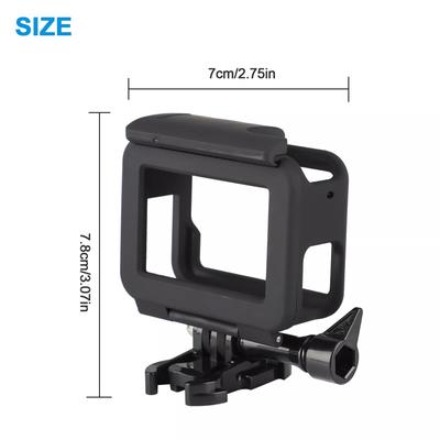Защитный чехол-рамка для экшн-камеры Gopro Hero 7 6 5 Black Border Cover Camcorder Housing Mount Camera Accessories