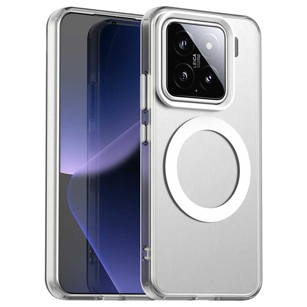 For Xiaomi 15 Pro Case Compatible with MagSafe PC+TPU+PET Anti-Drop Phone Cover