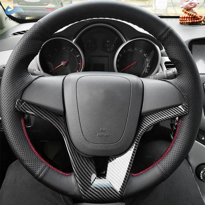 Для Chevrolet Cruze 2009-2014 Aveo 2011-2014 Orlando 2010-2015 Ravon R4 2016-2018 автомобильный руль с прошитой вручную кожей