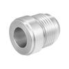 uxcell Car Auto 12AN Male Welding Fitting Plug Hose Adapter, Fuel , Aluminum Alloy, Silver Tone, 4 Pieces