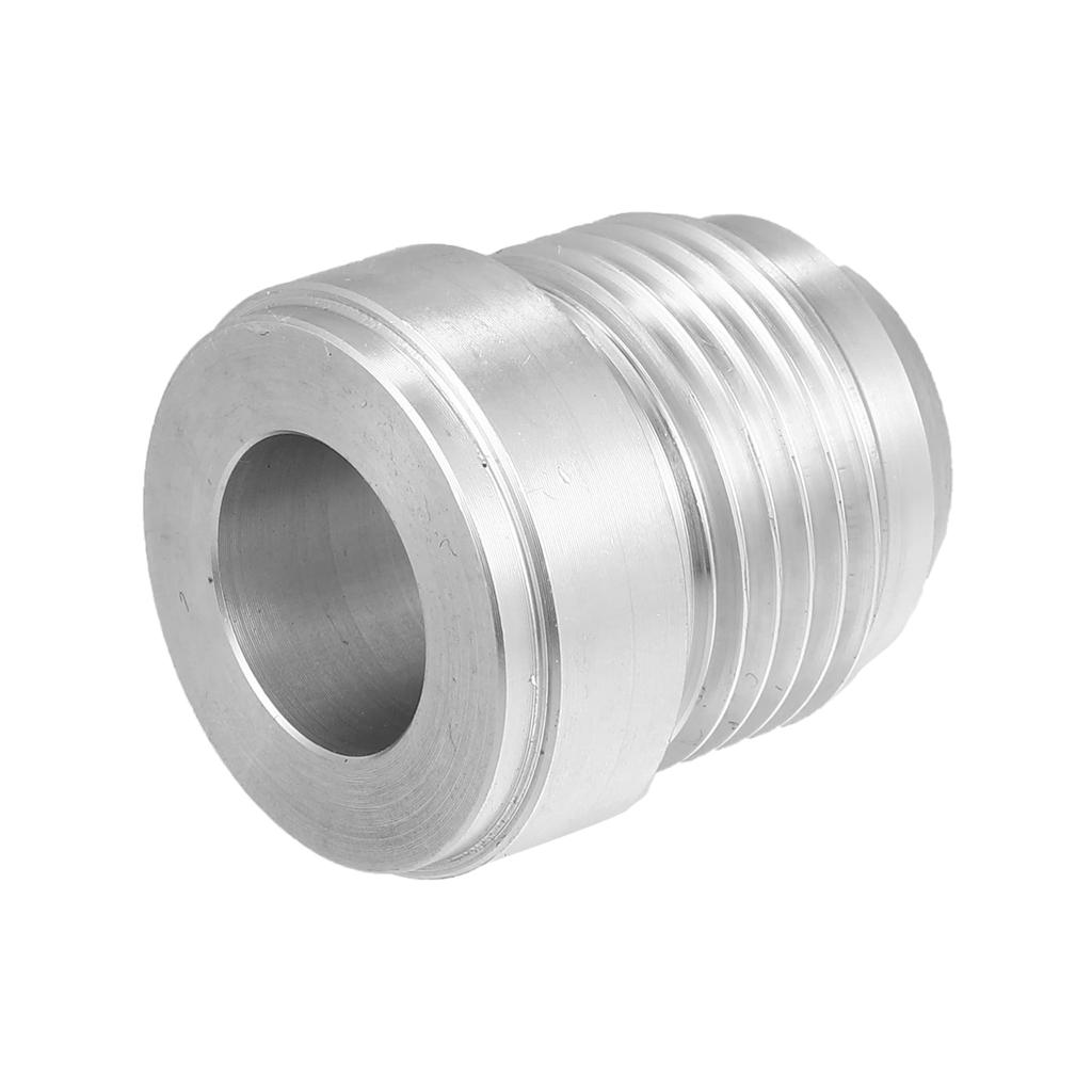 uxcell Car Auto 12AN Male Welding Fitting Plug Hose Adapter, Fuel , Aluminum Alloy, Silver Tone, 4 Pieces