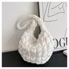 Сумка Cloud Bag Handheld Down Большая вместимость Модная мини универсальная плиссированная сумка подмышкой
