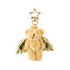 Angel Bear Keychain Cute Stuffed Animals Keyring Hanging Ornament Backpack Handbag Charm Pendant Gift for Girls Women