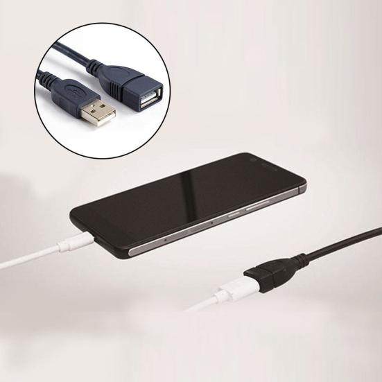 Удлинительный кабель USB 2.0, 1 м, штекер-мама, провод синхронизации данных, разъем адаптера шнура