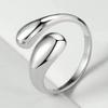 Hot High Quality Popular Brands 925 Sterling Silver Water Drop Rings For Women Fashion Wedding Party Fine Jewelry Christmas Gift