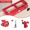 Door Hinge Jig Installation Kit Easy to Use Compact Convenient Carpenter Efficient Utility Wear