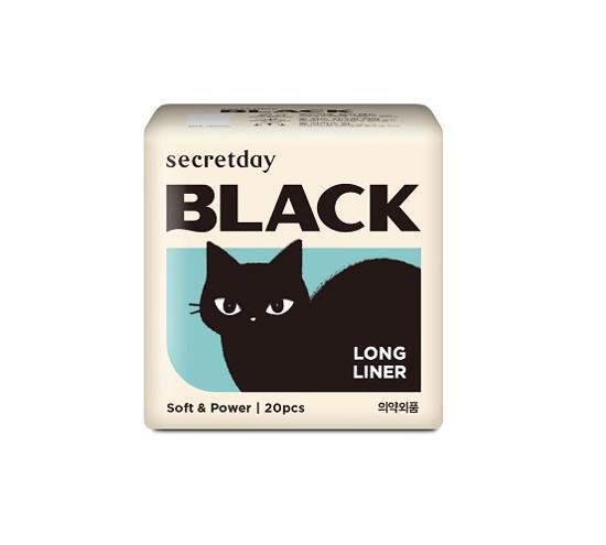 Secret Day Black Sanitary Napkin 9 Types, Choose 1 (small/medium/large/overnight/wearable Overnight/panty Liner)