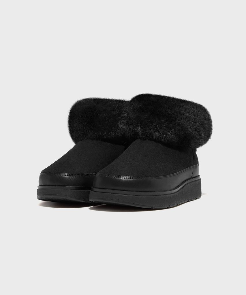 Fitflop Zen-Ff Мини-угги с овчиной Полностью черные