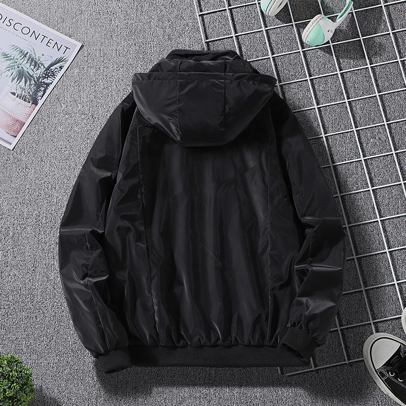 Куртки мужские весна и осень новые большие размеры зеленая рабочая куртка свободная модная красивая повседневная свободная куртка