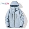 Мужская легкая куртка Cozy Up Outdoor с водонепроницаемыми свойствами и карманами на молнии, куртка-дождевик Block Wind
