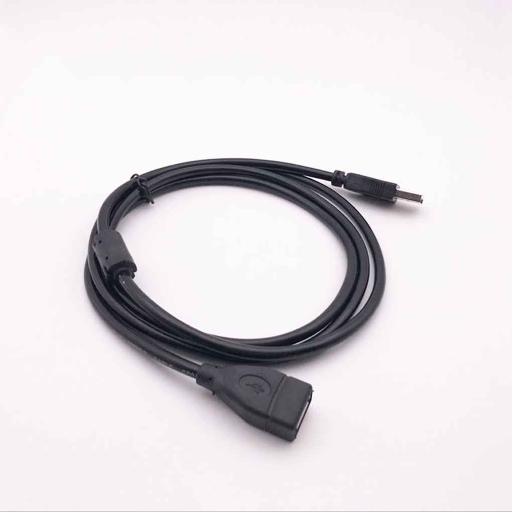 Кабель USB2.0 AF-AM 3 метра, черный, высокоскоростная передача данных, удлинитель, зарядный удлинительный кабель