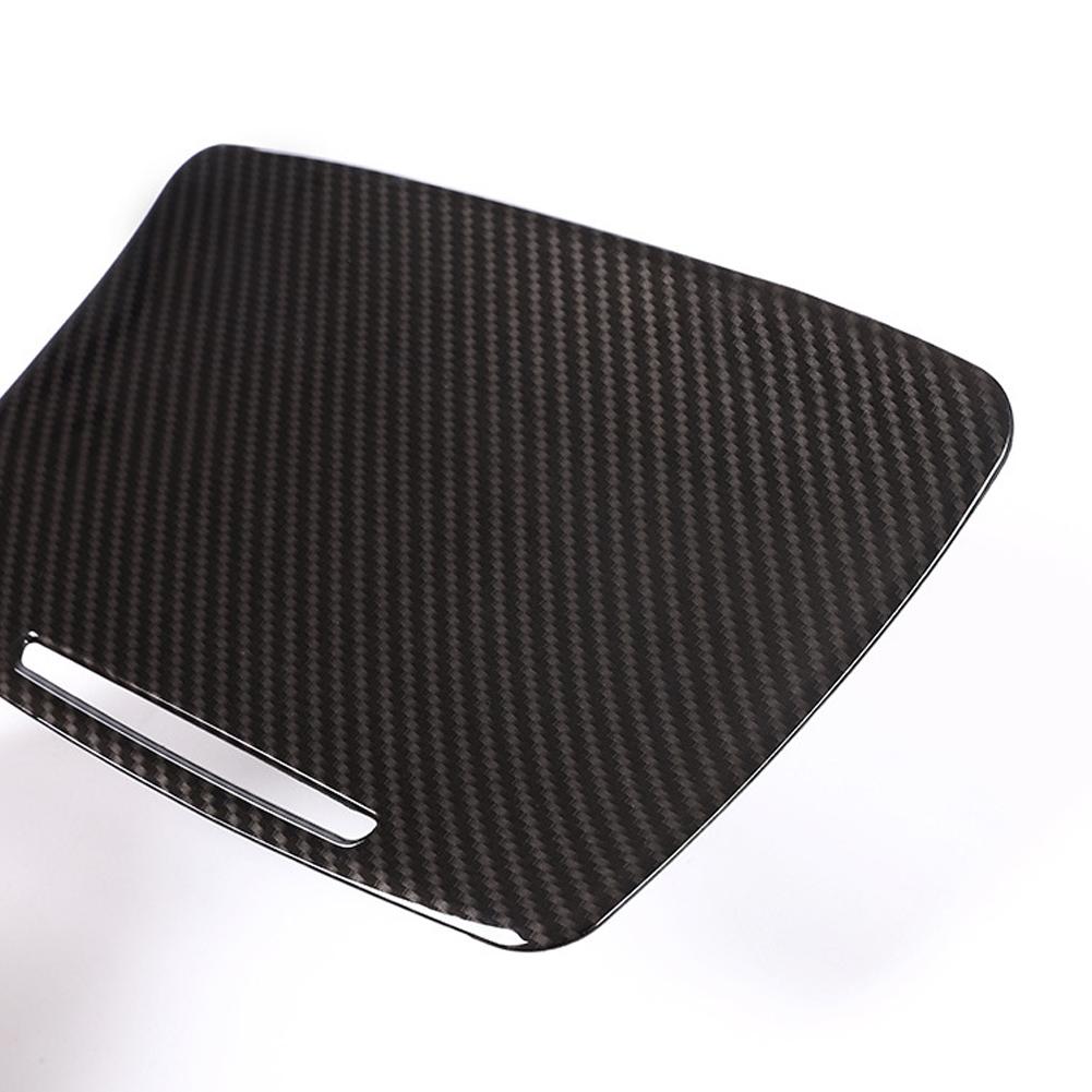 2 шт./компл. автомобильная центральная консоль рычага переключения передач крышка отделка карбоновый узор для Mercedes Benz C GLC 15-18