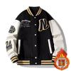 Trendy Men's Autumn Patchwork Printed Baseball Jacket - Street Style Hong Kong Fashion