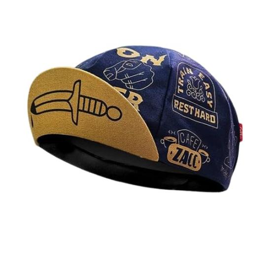 Bellow Cyclist JOLLY ROGERS NVY BLU PRINT CAP