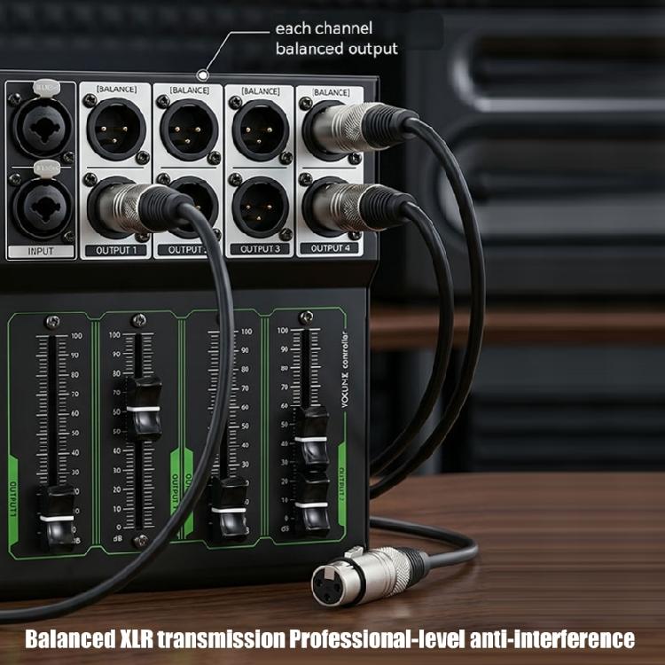 Не требует питания XLR Пассивный Контроллер Громкости Монитора Для Чистого Качества Звука И Долговечной Работы