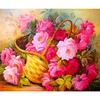 5D DIY Diamond Painting Full Round Drill Flowers Basket Embroidery Cross Stitch