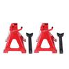 2 комплекта домкратных стоек грузоподъемностью 6 тонн с регулируемой высотой, прочные стальные автомобильные подъемные стойки