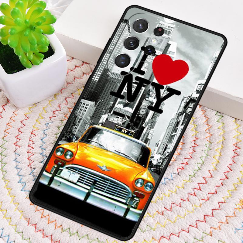Чехол для телефона 'Темная ночь Нью-Йорка' для Samsung Galaxy note 10 pro S26 Ultra S23 S24 FE S25 S21 S22 PLUS противоударный