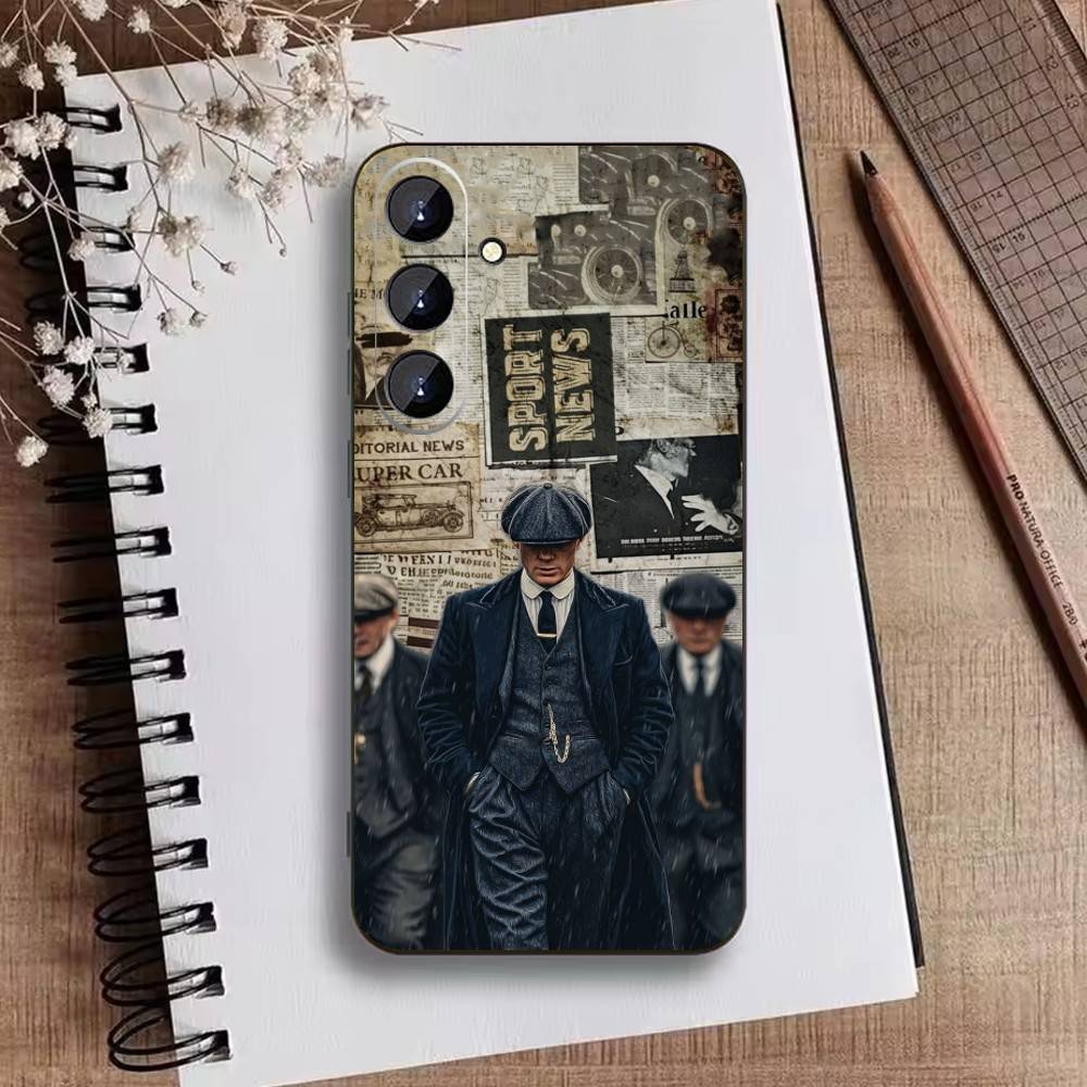 T-Peaky Blinders Cool Phone Case For Samsung Galaxy A73,A21s,A22,A31,A52,A53,A71,A41Soft Black Shell