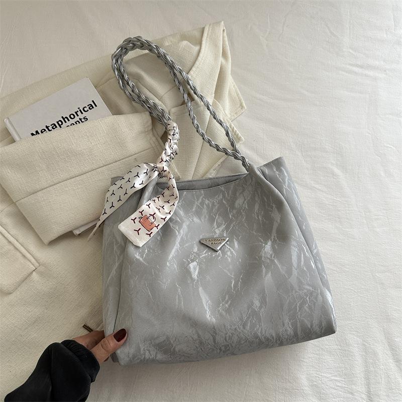 Новая корейская версия, простая текстура, модная и повседневная, летняя, красивая сумка-тоут на одно плечо