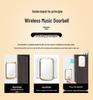 Wireless Self-Powered Doorbell, Waterproof, Long-Range, Electronic Remote Bell, Ideal for Home & Elderly Use.